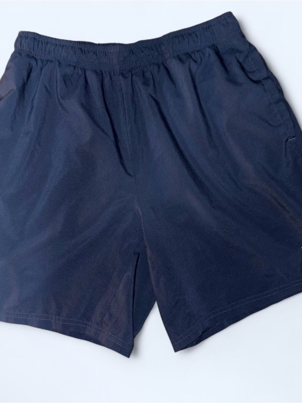 Gymshark womens Navy Athletic Elastic-Waist Shorts